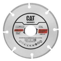 CAT DA09051 115mm Profesyonel Çelik, İnox, Demir Elmas Metal Kesme Diski (Soketli, Aralıklı Kenar) - Onivias