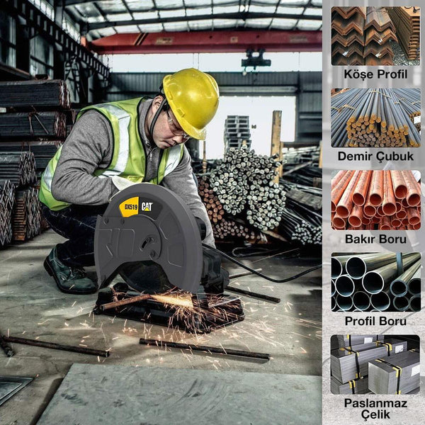 CAT DA10126 350mm Universal Metal Profil Kesme Taşı - Onivias