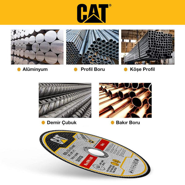 CAT DA10126 350mm Universal Metal Profil Kesme Taşı - Onivias