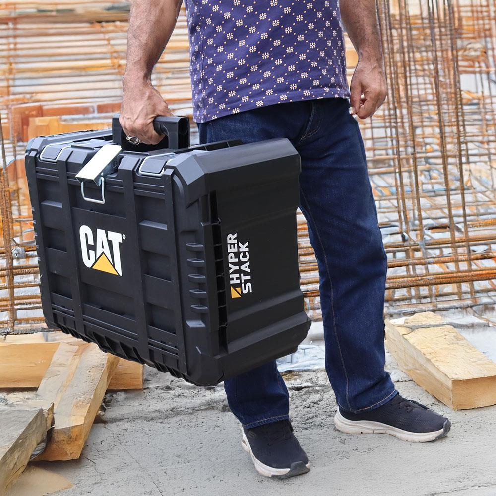CAT DA41003 HYPER STACK 43 Litre Ağır Hizmet Tipi Kilitli Takım Çantası - Onivias