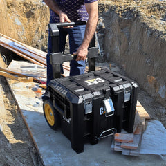 CAT DA41004 HYPER STACK 60 Litre Ağır Hizmet Tipi Tekerlekli Kilitli Takım Çantası - Onivias