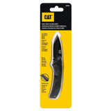 CAT DA980008 Kemer Askı Kancalı Katlanabilir 16CM Paslanmaz Çelik Siyah Kamp Çakısı Bıçağı - görsel 10