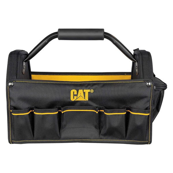 CAT DA980208 17'' Açık Ağızlı Ağır Hizmet Bez Alet Takım Çantası - Onivias