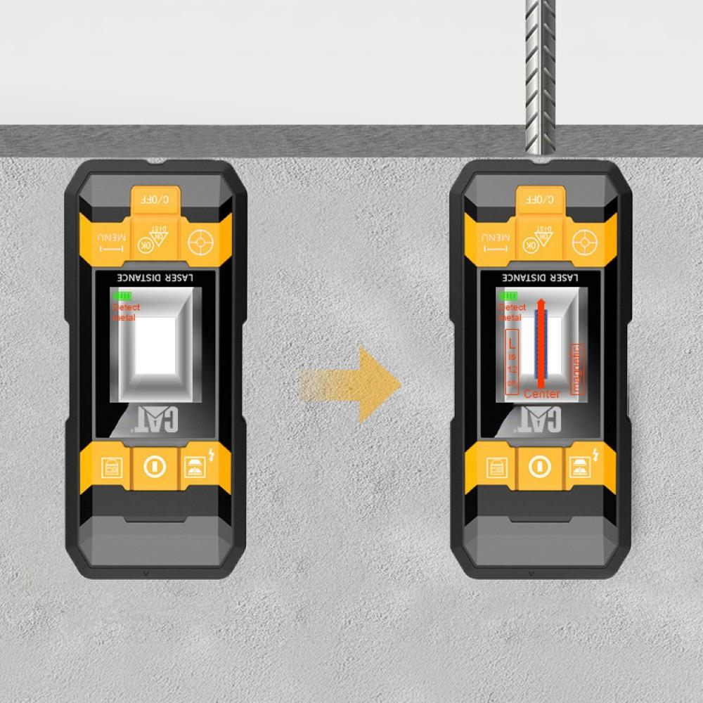 CAT DA980621 3.7Volt Li-Po 3’ü 1 Arada 40M Lazer Metre +Hizalama +Metal/Ahşap/Voltaj Dedektörü - görsel 6