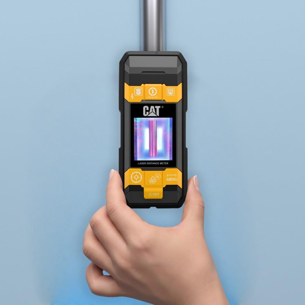 CAT DA980621 3.7Volt Li-Po 3’ü 1 Arada 40M Lazer Metre +Hizalama +Metal/Ahşap/Voltaj Dedektörü - görsel 8