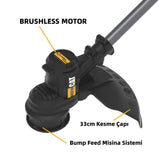 CAT DG210 18Volt 4.0Ah. Li-ion 33cm Tek Akülü Profesyonel Misinalı Çim ve Kenar Kesme - görsel 2