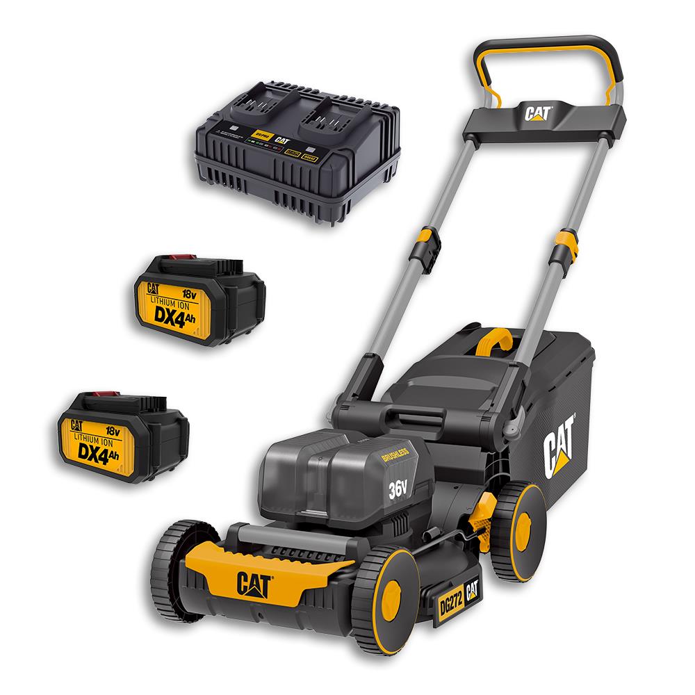 CAT DG272 36Volt 4.0Ah. Li - ion 41CM Profesyonel Kömürsüz Şarjlı Çim Biçme - Onivias