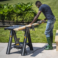 CAT DH1005 Çok Fonksiyonlu Katlanabilir Çalışma Tezgâhı + 2 Adet Tetik İşkence - Onivias