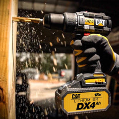 CAT DX12.2 18Volt/4.0Ah Li - ion Çift Akülü Kömürsüz Profesyonel Şarjlı Darbeli Matkap - Onivias