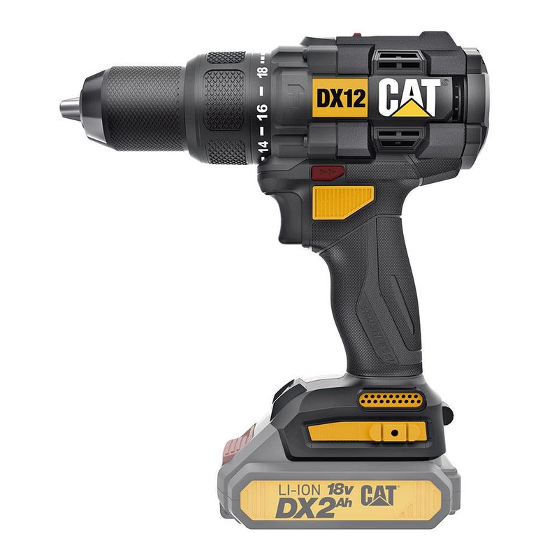 CAT DX12B 18Volt Fırçasız Professional Simsiz Zərbəli Qazma (Batareya Daxil deyil) 