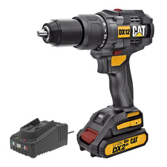 CAT DX12BC 18Volt/2.0Ah Li - ion Tek Akülü Kömürsüz Profesyonel Şarjlı Darbeli Matkap - Onivias