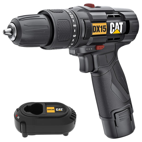 CAT DX15 12Volt/2.0Ah Li - ion Profesyonel Şarjlı Darbeli Matkap - Onivias