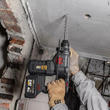 CAT DX2150 18Volt/4.0Ah 2.8J Li-ion Çift Akülü Kömürsüz Profesyonel SDS-Plus Kırıcı/Delici - görsel 5