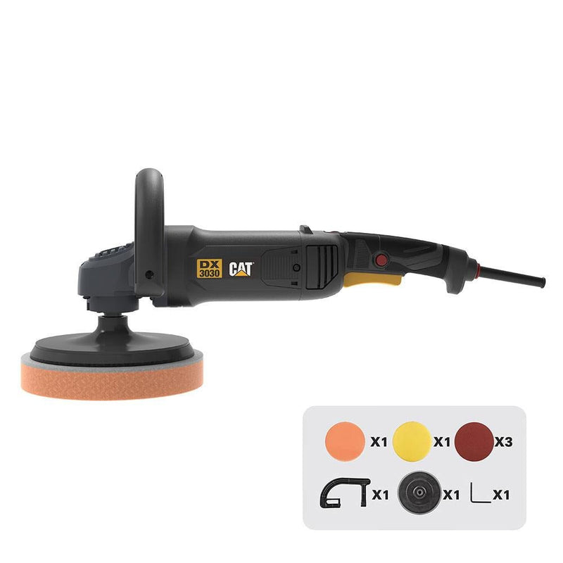 CAT DX3030 1450Watt 180MM Sürətli Tənzimlənən Professional Cilalama Maşını