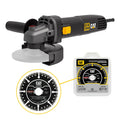 CAT DX3090 720Watt 125mm Profesyonel Avuç Taşlama + DA09052 Genel Amaçlı Elmas Kesme Diski - Onivias