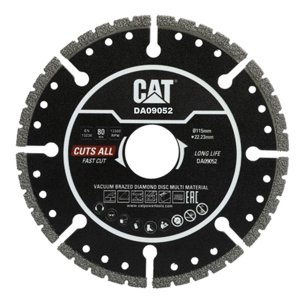 CAT DX3090 720Watt 125mm Profesyonel Avuç Taşlama + DA09052 Genel Amaçlı Elmas Kesme Diski - Onivias
