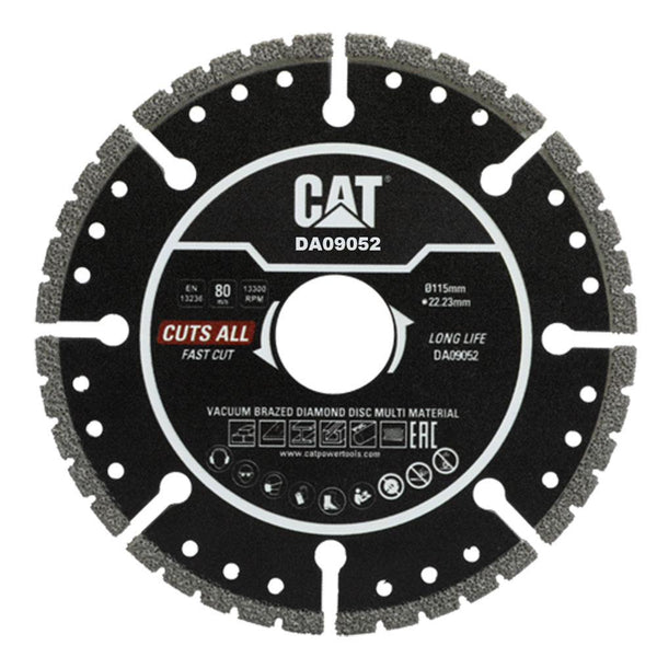 CAT DX3090 720Watt 125mm Profesyonel Avuç Taşlama + DA09052 Genel Amaçlı Elmas Kesme Diski - Onivias