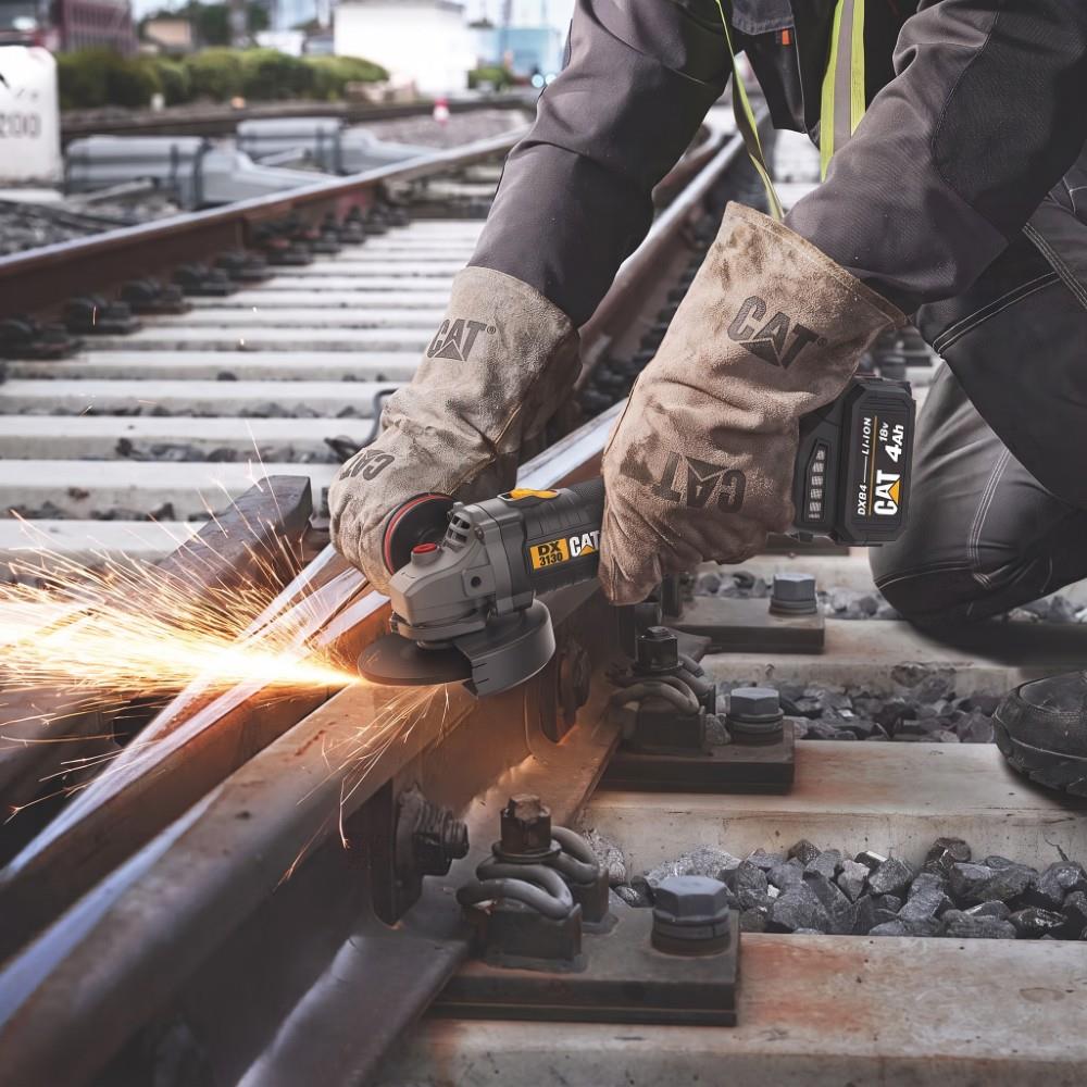 CAT DX3130 18Volt/4.0Ah 125mm Tek Akülü Kömürsüz Profesyonel Avuç Taşlama - görsel 3