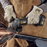 CAT DX3130 18Volt/4.0Ah 125mm Tek Akülü Kömürsüz Profesyonel Avuç Taşlama - görsel 5