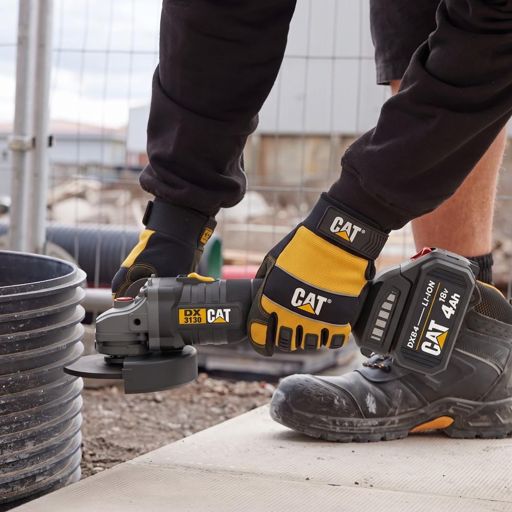 CAT DX3130 18Volt/4.0Ah 125mm Tek Akülü Kömürsüz Profesyonel Avuç Taşlama - görsel 9