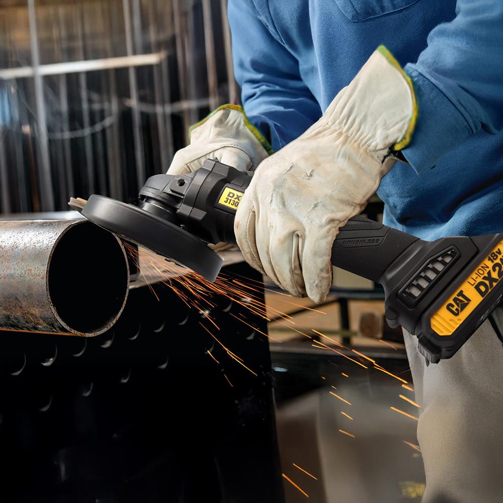CAT DX3130B 18Volt 125mm Kömürsüz Profesyonel Avuç Taşlama (Akü Dahil Değildir) - Onivias