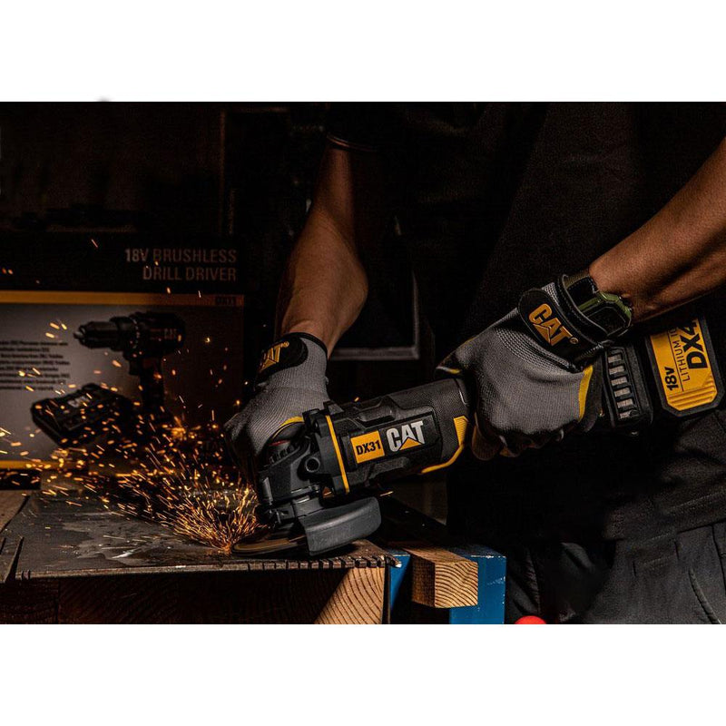 CAT DX31B 18Volt 115mm Fırçasız Professional Bucaq Taşıyıcı (Batareya Daxil deyil) 