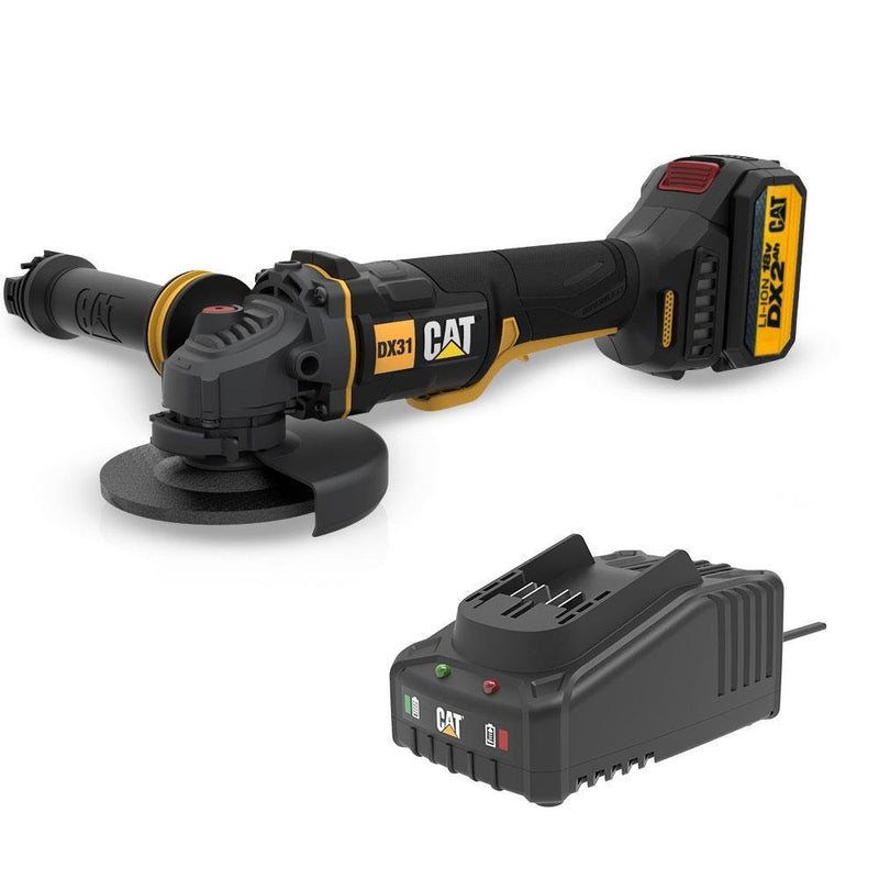 CAT DX31BC 18Volt 2.0Ah Li-ion 115mm Tək Batareya Fırçasız Professional Bucaq Taşıyıcı