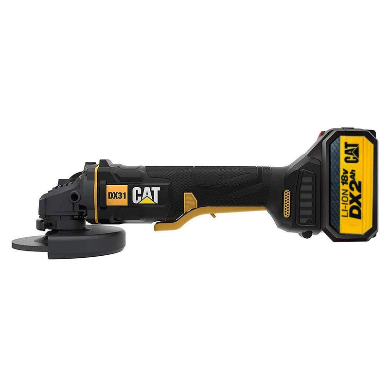 CAT DX31BC 18Volt 2.0Ah Li-ion 115mm Tək Batareya Fırçasız Professional Bucaq Taşıyıcı
