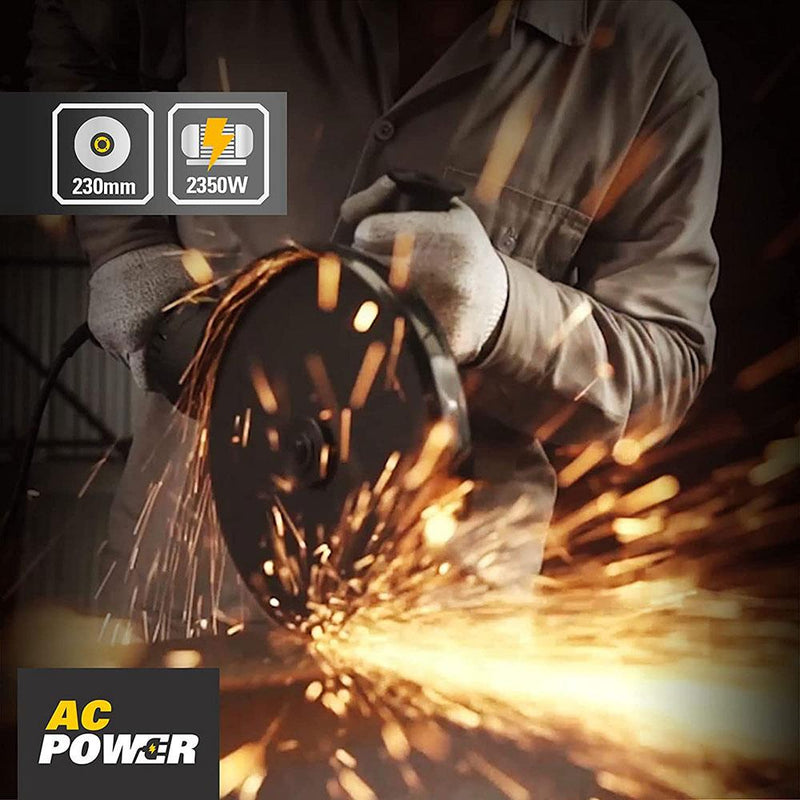 CAT DX35 2350Watt 230mm Fırlanan Tutacaqlı Professional Böyük Taşlama Maşını