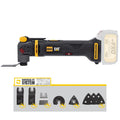 CAT DX41B 18Volt Kömürsüz Profesyonel Çok Amaçlı Devir Ayarlı Raspalama+14 Adet Aksesuar (Akü Dahil Değildir) - Onivias