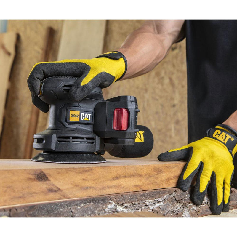 CAT DX42B 18Volt 125mm Peşəkar Sürəti Tənzimlənən Eksantrik Zımpara (Batareya Daxil deyil) 