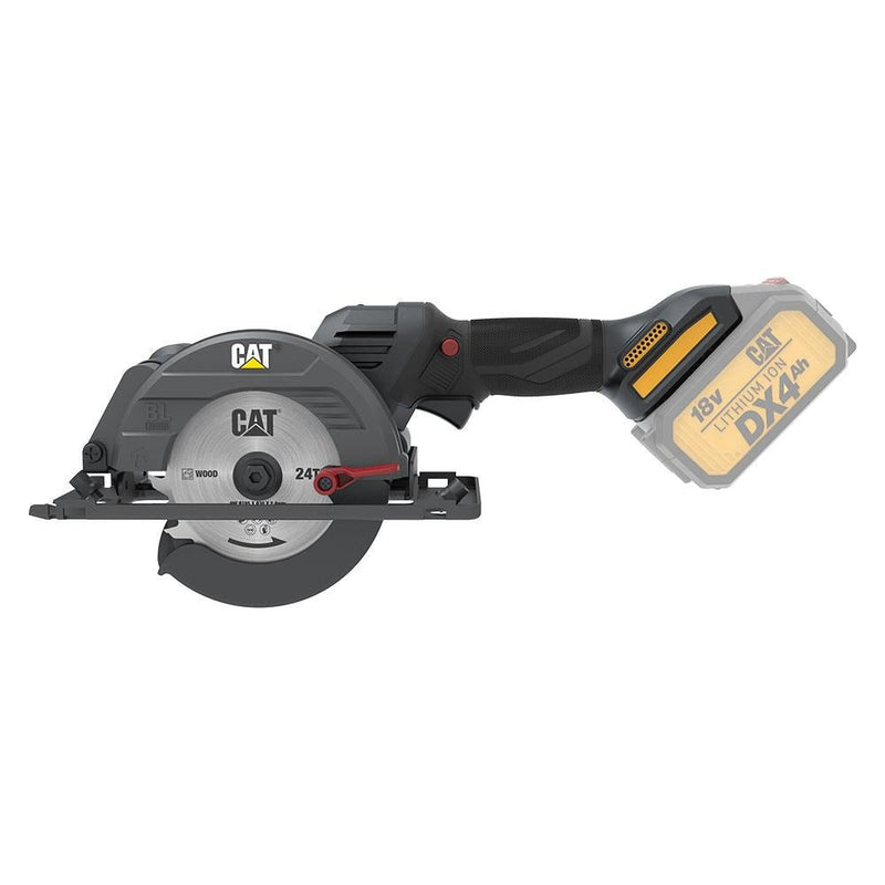 CAT DX5010B 18Volt 120mm Fırçasız Professional Çoxməqsədli Dairəvi Mişar (Batareya Daxil deyil)