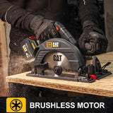 CAT DX5040B 18Volt 185mm Kömürsüz Profesyonel Daire Testere (Akü Dahil Değildir) - görsel 5