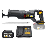 CAT DX5050 18Volt/4.0Ah Li-ion Tek Akülü Kömürsüz Profesyonel Tilki Kuyruğu Testere - görsel 2
