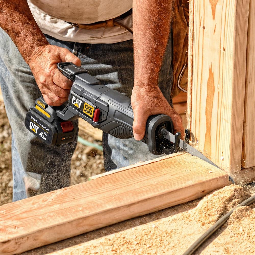CAT DX5050 18Volt/4.0Ah Li-ion Tek Akülü Kömürsüz Profesyonel Tilki Kuyruğu Testere - görsel 7