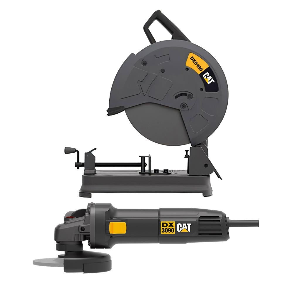 CAT DX5180SET 2400Watt 355mm Profesyonel Profil Kesme + DX3090 720Watt 125mm Profesyonel Avuç Taşlama - Onivias