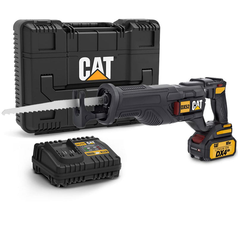 CAT DX52 18Volt/4.0Ah Li-ion Tək Batareya Peşəkar Pistonlu Mişar