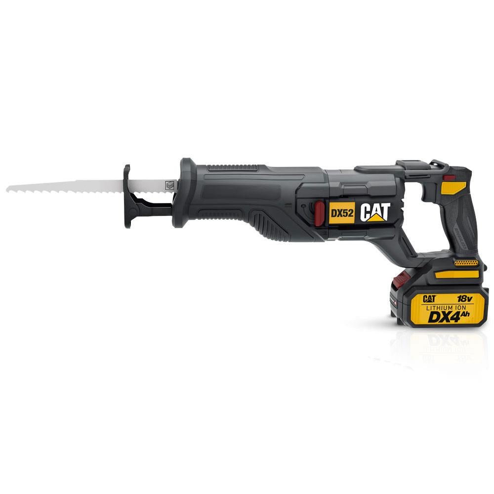 CAT DX52 18Volt/4.0Ah Li - ion Tek Akülü Profesyonel Tilki Kuyruğu Testere - Onivias