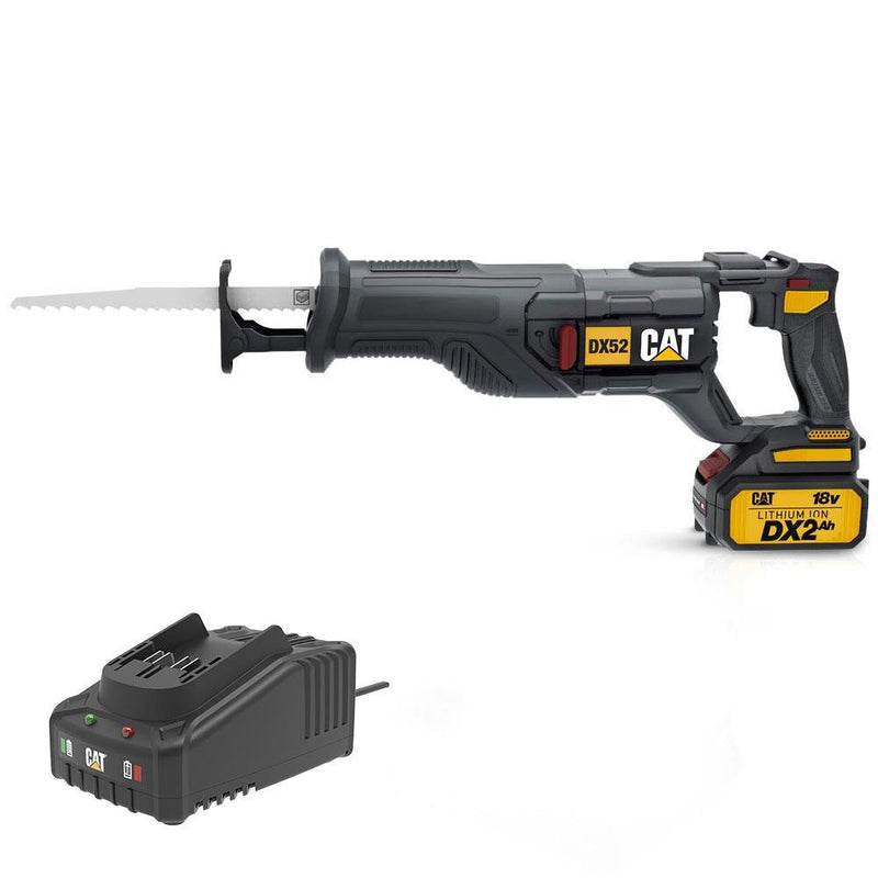 CAT DX52BC 18Volt 2.0Ah Li-ion Tək Batareya Peşəkar Pistonlu Mişar