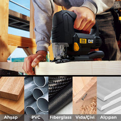 CAT DX5310 550Watt Profesyonel Devir Ayarlı Dekupaj Testere + DA06901 10 Parça Testere Ucu - Onivias