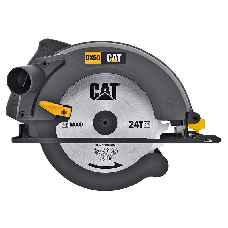 CAT DX59P 1400Watt 185mm Professional Dairəvi Testere + 1 Parça 185mm 40 Diş Ehtiyat Testere