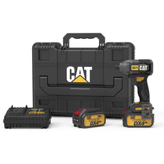 CAT DX71.2 18Volt 4.0Ah Li-ion Çift Akülü 215Nm Kömürsüz Profesyonel Şarjlı Darbeli Tornavida - Onivias