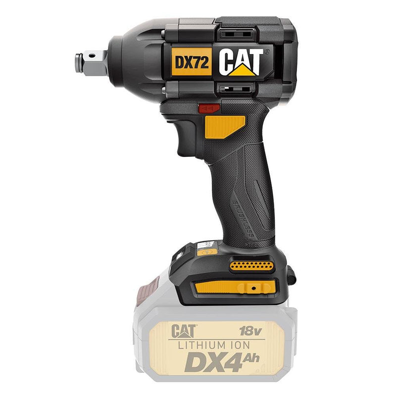 CAT DX72B 18Volt 350Nm Fırçasız Professional Simsiz Zərbə Açarı (Batareya Daxil deyil) 