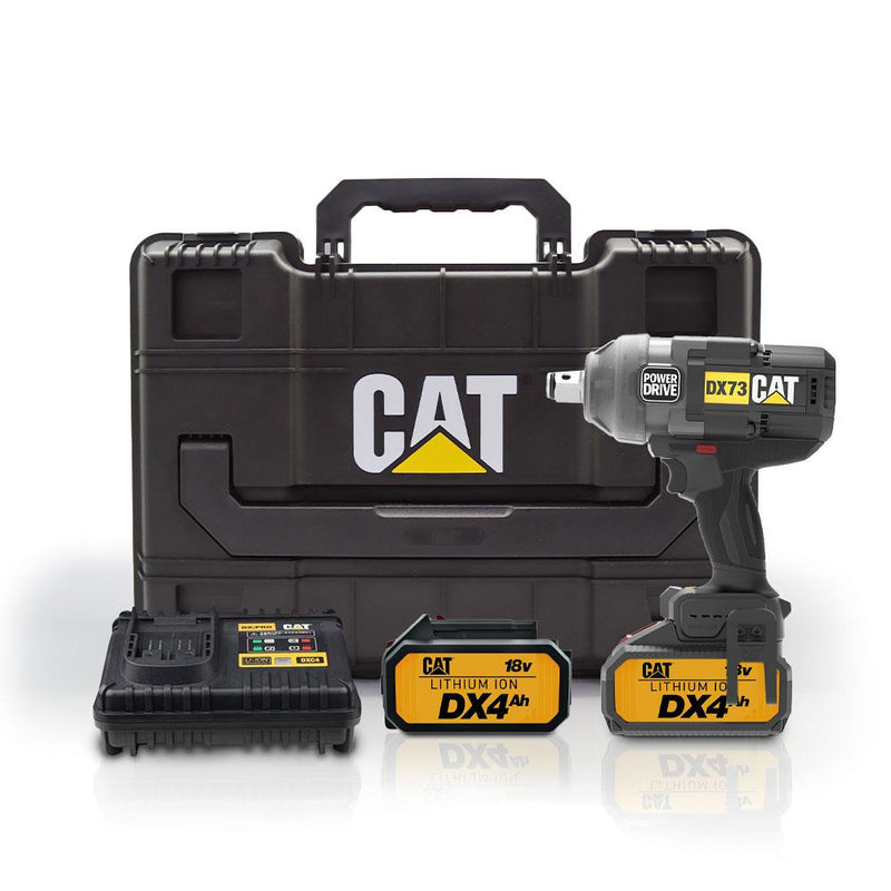 CAT DX73 18Volt 4.0 Ah. İkili Batareya 1700/2100Nm Fırçasız Professional Simsiz Zərbə Açarı
