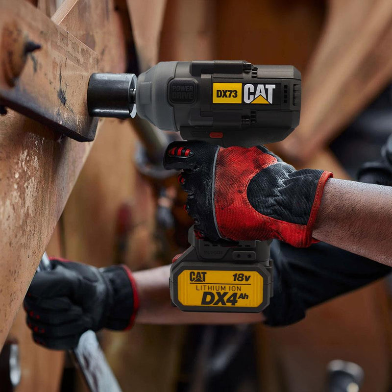 CAT DX73 18Volt 4.0 Ah. İkili Batareya 1700/2100Nm Fırçasız Professional Simsiz Zərbə Açarı