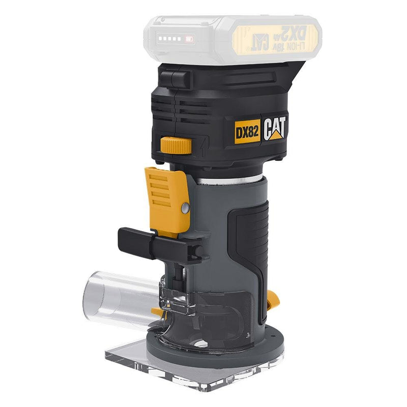CAT DX82B 18Volt Doldurula bilən Fırçasız 6mm Sürətli Tənzimlənən Professional Palma Əl Dəyirmanı Formika Təraş (Batareya Daxil deyil) 