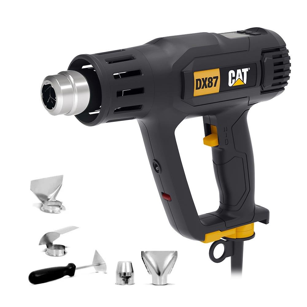 CAT DX87 2000Watt Dijital Göstergeli Profesyonel Sıcak Hava Tabancası + 5 Adet Aksesuar - Onivias