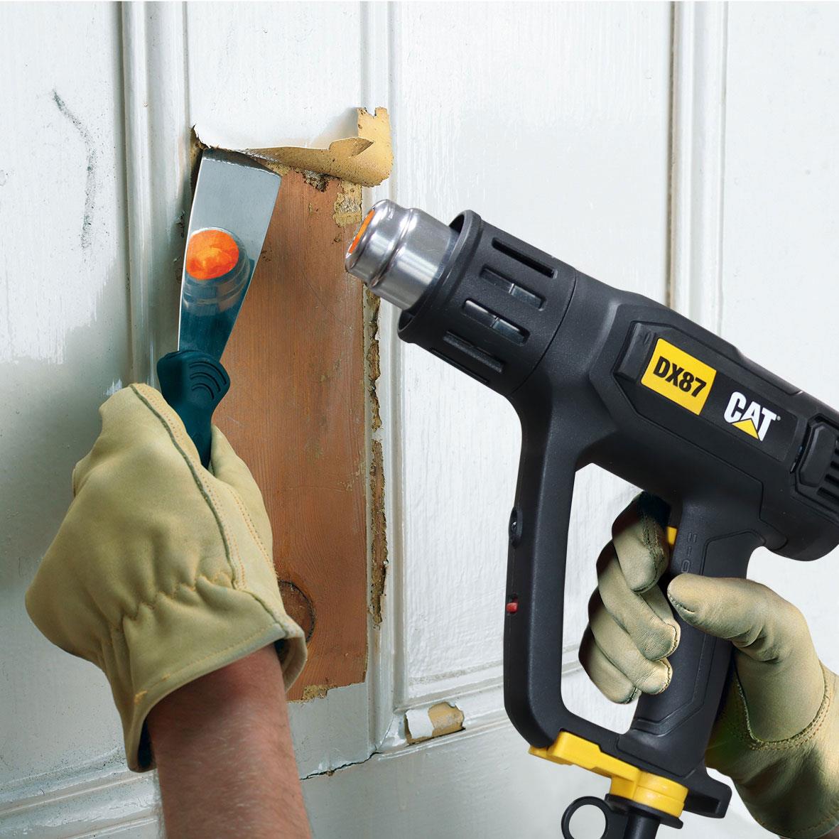 CAT DX87 2000Watt Dijital Göstergeli Profesyonel Sıcak Hava Tabancası + 5 Adet Aksesuar - Onivias