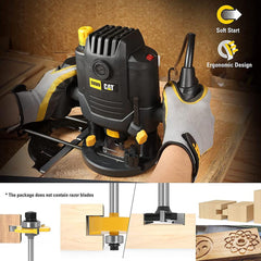 CAT DX89 2100Watt 12mm Profesyonel El Frezesi - Onivias
