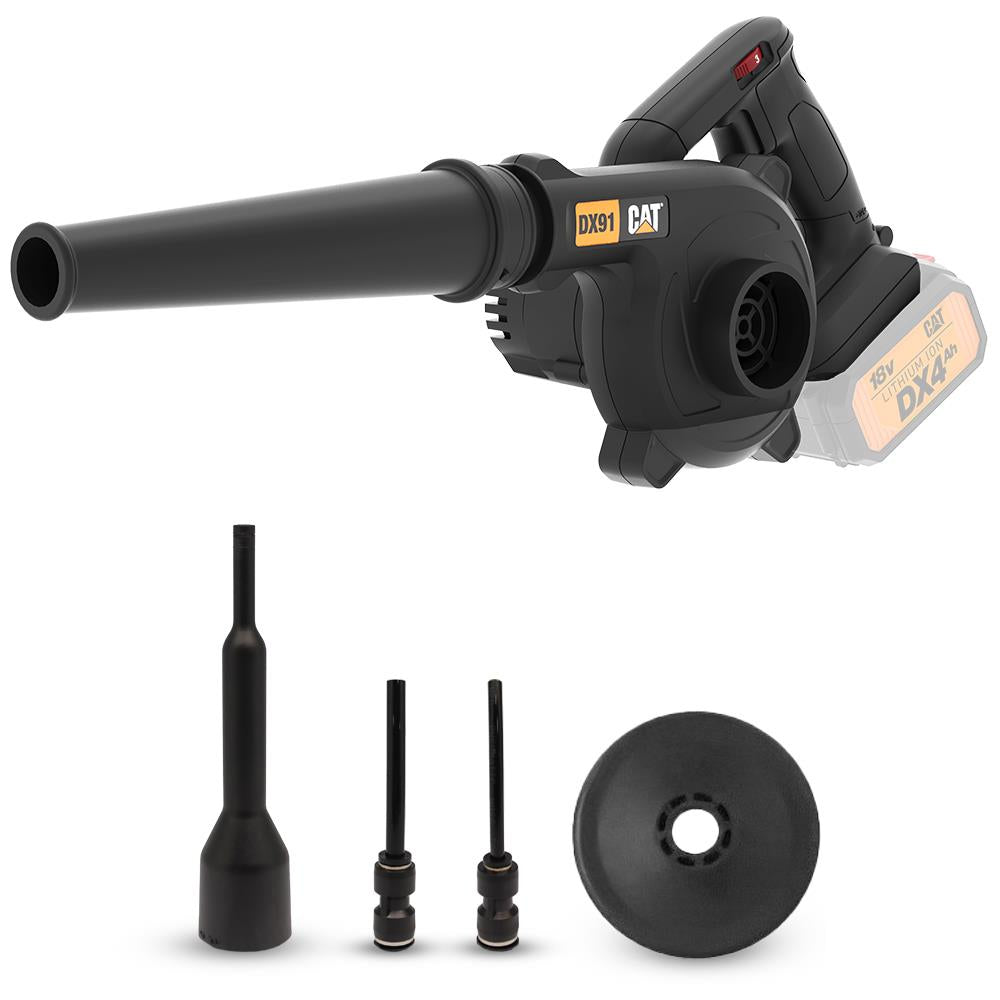 CAT DX91B 18Volt Profesyonel Devir Ayarlı Üfleyici + 5 Parça Aksesuar (Akü Dahil Değildir) - Onivias